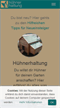 Mobile Screenshot of huehnerhaltung.info